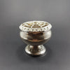 Silver Compartment Vase 1950's Feature