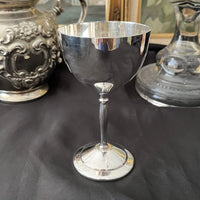 Silver Plated Vintage Wine Goblets