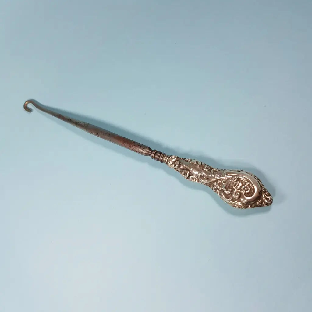 Sterling Silver Shoe hook c.1900 Right