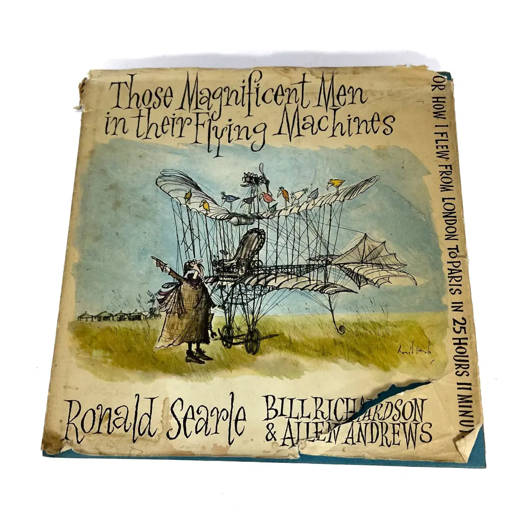 Those Magnificent Men in Their Flying Machines First Edition Hardcover Book 1965 Main