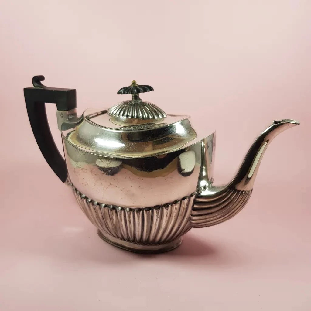 Victorian EPBM Tea set late 1800's Left