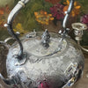 Victorian Silver Teapot on stand Top