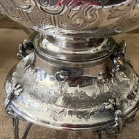 Victorian Silver Teapot on stand Base 