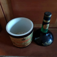 Vintage Courvoisier Brandy Ice Bucket 1970's Both