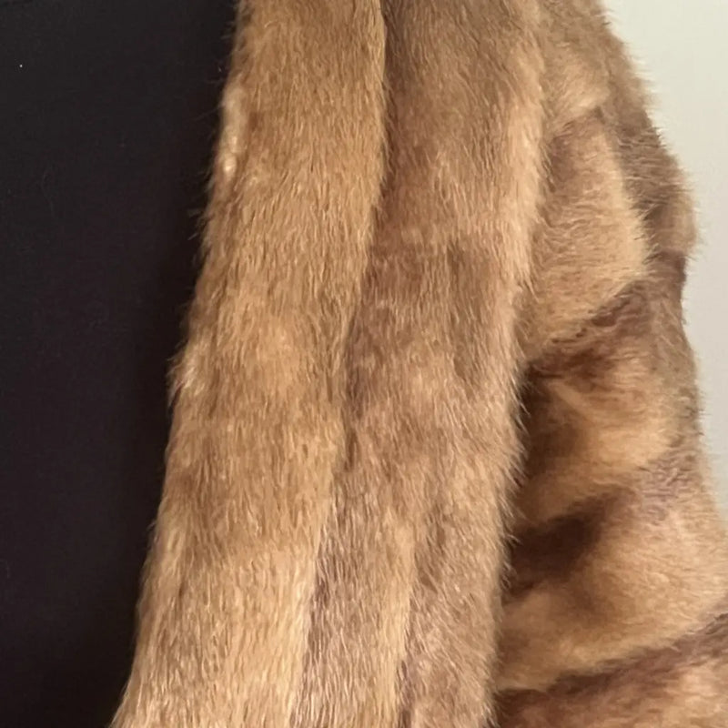 Vintage Fox Fur Stole 1940's Close