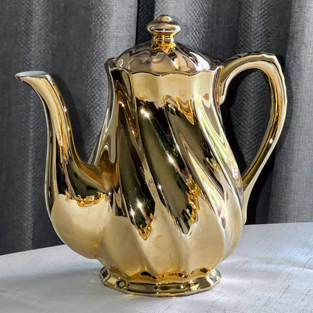 Vintage Gold Tea Set St Kilda Tea pot