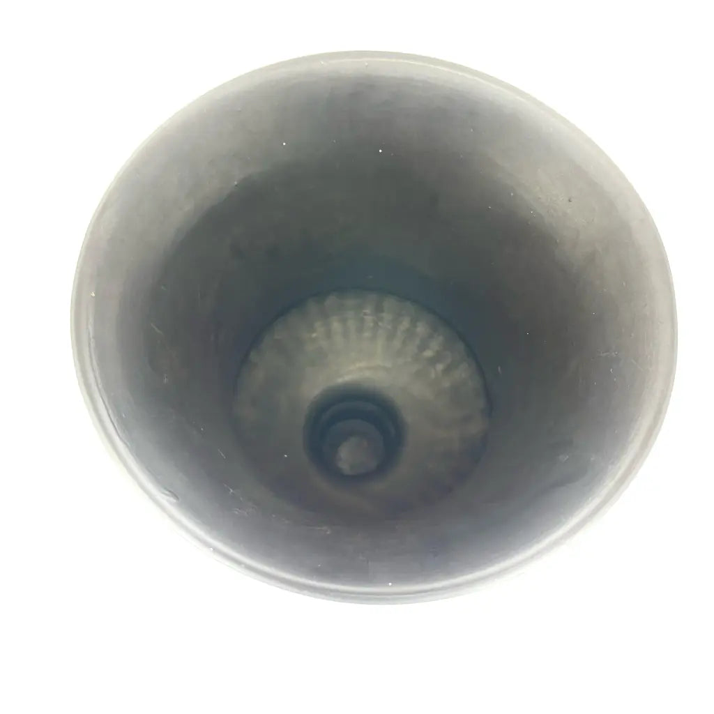 Vintage Ivan Gluch Slip Cast Black Vase Top