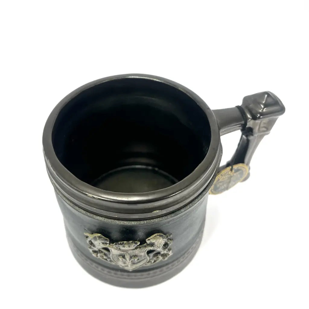 Vintage Lancer Leather Beer Stein Top