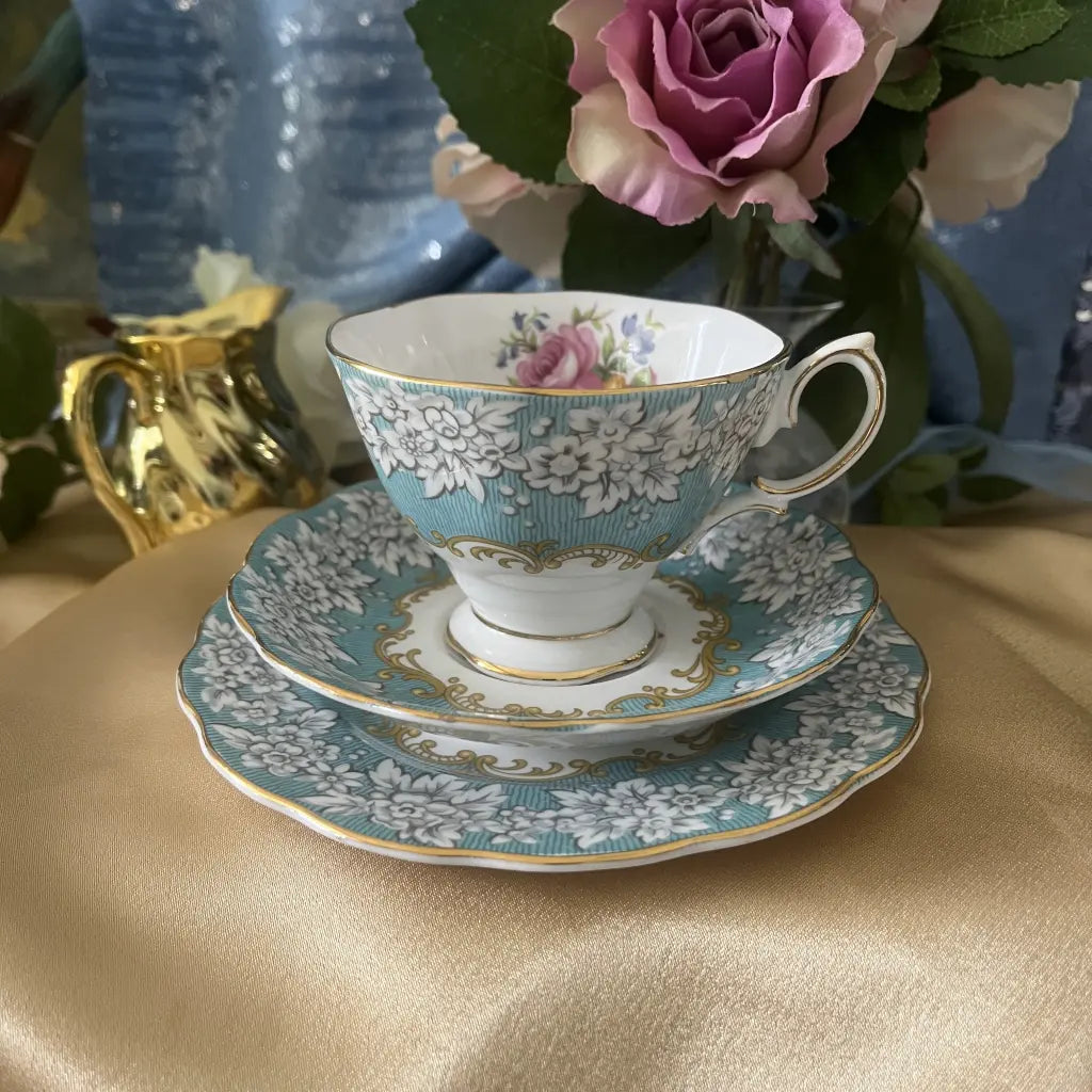 Vintage Royal Albert Enchantment Tea Cup Trio Main