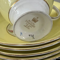 Vintage Royal Standard England Yellow Porcelain Tea Set Markings