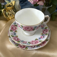 Vintage Royal Stuart England Windsor Tea Cup Trio Central