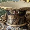 Vintage Satsuma Style Large Baluster Vase Top
