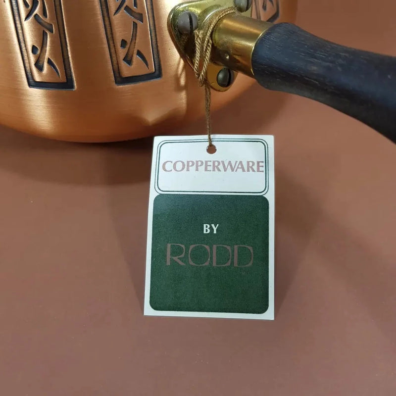 Vintage Solid Brass Rodd Fondue Set Mint Condition c.1970 Label