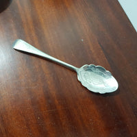 Blue Flower Pattern Tea Set with Silver spoon 